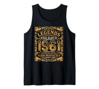 Legends were Born In 1961 - Regalos Retro de cumpleaños para Hombres y Mujeres Camiseta sin Mangas