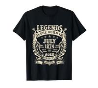 Legends Were born in 1974 Regalos de 50 cumpleaños para hombres Julio Camiseta