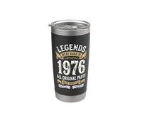 Legends Were Born in 1976 Vintage Milestone Year Vaso térmico de acero inoxidable de doble pared