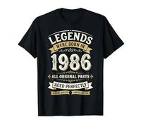 Legends were Born in 1986 Vintage Milestone Year Camiseta
