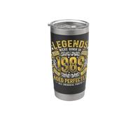 Legends Were Born In 1989 - Regalos retro de cumpleaños para hombres y mujeres Vaso térmico de acero inoxidable de doble pared