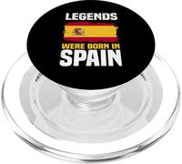 Legends were Born In España Bandera Patrimonio Español Cumpleaños PopSockets PopGrip para MagSafe