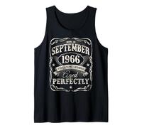 Legends were Born In September 1966 Classic 60th Birthday Camiseta sin Mangas