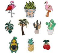 LEGENTLISUR 10 Piezas Broche de Esmalte Vegetal Linda Insignia Esmaltada Broche de Aleación de Esmalte Adecuado Para Mochilas Ropa Sombreros Accesorios Insignias y Regalos (Cactus Flamencos Frutas)