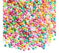 LEGENTLISUR 1000-1030 cuentas acrílicas opacas de colores para hacer joyas, pequeñas cuentas de chicle para bolígrafos, pulseras, collares y otros accesorios