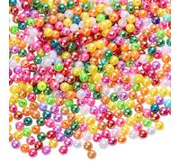 LEGENTLISUR 480 - 500 cuentas acrílicas opacas de colores para hacer joyas, pequeñas cuentas de goma de mascar en grandes cantidades para bolígrafos, pulseras, collares y otros accesorios