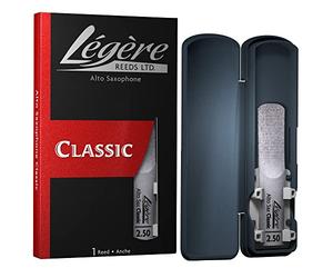 Légère Reeds - Alto Saxófono Reed, Classic, Dureza 2.50 (AS2.50) - Cañas Sintéticas Premium para Viento-Madera