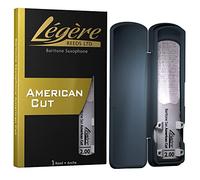 Légère Reeds - Barítono Saxófono Reed, American Cut, Dureza 2.00 (BSA2.00) - Cañas Sintéticas Premium para Viento-Madera