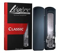 Légère Reeds - Barítono Saxófono Reed, Classic, Dureza 2.00 (BS2.00) - Cañas Sintéticas Premium para Viento-Madera