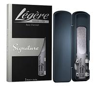 Légère Reeds - Bass Clarinete Reed, Signature, Dureza 2.25 (BCS2.25) - Cañas Sintéticas Premium para Viento-Madera