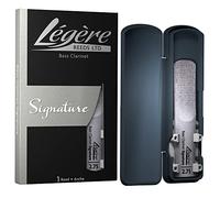 Légère Reeds - Bass Clarinete Reed, Signature, Dureza 2.75 (BCS2.75) - Cañas Sintéticas Premium para Viento-Madera