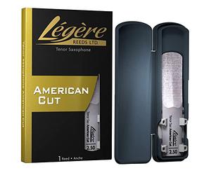 Légère Reeds - Tenor Saxófono Reed, American Cut, Dureza 2.50 (TSA2.50) - Cañas Sintéticas Premium para Viento-Madera