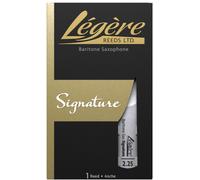 Légère Reeds - Barítono Saxófono Reed, Signature, Dureza 2.25 (BSG2.25) - Cañas Sintéticas Premium para Viento-Madera