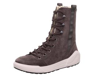 Legero Botas de nieve para mujer Cosy, botas de invierno de ante para invierno, tiempo libre, lisas, para mujer, de invierno, color gris, Gris Ossido Grey 2800, 42.5 EU