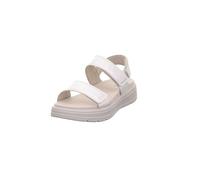 Legero Sandalia plana Sunwalker para mujer, Metallic Silver Otros 9250, 41 EU
