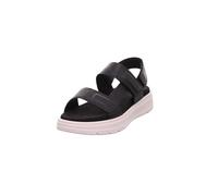 Legero Sandalia Sunwalker para mujer, Negro 0100., 38 EU