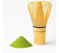 LeGeYo Batidor de Matcha de bambú Chasen artesanal japonés, 80 hebras, espuma fina, duradera y respetuosa con el medio ambiente, no compatible con lavavajillas (aprox. 11 × 6 cm