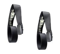 LeGeYo Cinturón con Bolsillo Oculto Pack 2 Ajustable Nylon 70-120 cm Ancho 3,5 cm Cremallera Oculta para Dinero/Llaves Viaje (Negro)