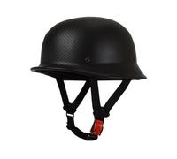 Leggero Cascos Half-Helmet Medio Casco Motocicleta Retro Cascos Abiertos De Moto Homologado ECEDOT Casco Moto Jet Adatto A Tutte Le Stagioni para Hombres Y Mujeres Adultos B,XXXXL:67-68CM