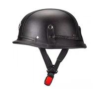 Leggero Cascos Half-Helmet Medio Casco Motocicleta Retro Cascos Abiertos De Moto Homologado ECEDOT Casco Moto Jet Adatto A Tutte Le Stagioni para Hombres Y Mujeres Adultos E,M:57-58CM