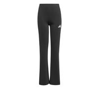 adidas Niñas Train Essentials 3-Stripes Flared Leggings Tights, black/white, 9-10 Years