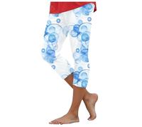 Legging Capri Deporte Mujer Legging Mujer Piratas Cintura Alta Control Vientre para Verano Y Uso Cotidiano Piratas Slim Fit Elegante Leggings Capri Mujers