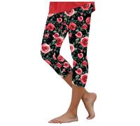Legging Capri Deporte Mujer Legging Mujer Piratas Cintura Alta Control Vientre para Verano Y Uso Cotidiano Piratas Slim Fit Elegante Leggings Capri Mujers