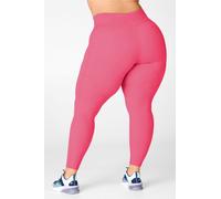 Legging de cintura alta Motion365Â® Anywhere Fabletics Rojo/Rosa Womens 4X / Corto | 25 plus