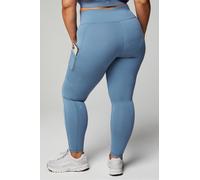 Legging de cintura alta PowerHold® On-The-Go Fabletics Elemental Blue Womens 3X / Largo | 29 plus