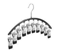 Legging Organizer Closet - Metal Multi-Bar Pants Rack, Detachable Hook System, Sturdy Storage Accessory, Free Clothes Arrangement | for Wardrobe Dressing Room Studio Boutique Retail Display