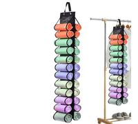 Legging Storage Bag | Legging Storage Organizer With 24 Pockets | Foldable Leggings Organizer Clothes Portable Closets Roll Holder- Over The Door Ļegging Śtorage Hanger For Family Closet Bedroom