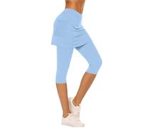 Leggings 3D con falda leggings de compresión antielilitis para mujer, cintura alta, sin costuras, ideales para yoga y fitness, transpirables, adelgazantes, leggings para mujer push-up opaca, 01#light