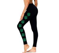 Leggings ajustados de talle bajo con estampado de huevo de conejo de Pascua para mujer 2026, Ejercito Verde, M