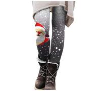Leggings Anticelulitis Mujer, Mallas Adelgazantes Mujer Cintura Alta Elasticos Estampado Navideño Transpirable Casual Fitness Leggings Sin Costuras Secado Rápido Deportes Ejercicio Moda Deportes Pants