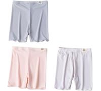 Leggings Cortos Niña Pack de 3 Mallas de Ciclismo Boxer Verano Culotte Niña Deportivo Danza Gimnástica Transpirable Y Cómodo Elástico Pantalones Cortos Shorts para Niñas