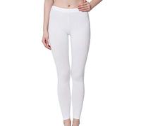 Leggings de algodón para Mujer - hasta el Tobillo - Blanco - XL