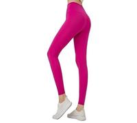 Leggings de cintura alta con sensación desnudez, push up, deportivos, for mujer, for fitness, correr, yoga, pantalones, leggings sin costuras, for gimnasio for chica para yoga fitness(Style14Pitaya,S)