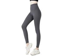 Leggings de cintura alta con sensación desnudez, push up, deportivos, for mujer, for fitness, correr, yoga, pantalones, leggings sin costuras, for gimnasio for chica para yoga fitness(Style5Grey,S)