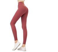 Leggings de cintura alta con sensación desnudez, push up, deportivos, for mujer, for fitness, correr, yoga, pantalones, leggings sin costuras, for gimnasio for chica para yoga fitness(Style28Rose,XL)