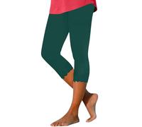 Leggings de color de talla grande, pantalones de yoga de cintura alta, ligeros, cómodos, de color sólido, suaves, casuales, pantalones cortos para mujer, paquete de algodón, Gn2., 3XL