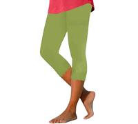 Leggings de color de talla grande, pantalones de yoga de cintura alta, ligeros, cómodos, de color sólido, suaves, casuales, pantalones cortos para mujer, paquete de algodón, GN1., 3XL