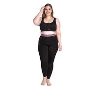 LIPOELASTIC Leggings activos: leggings de compresión médica, Negro, Large