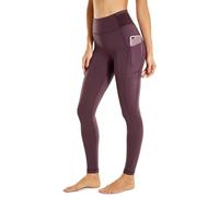 Leggings de entrenamiento for mujer, sensación desnuda, pantalones Yoga atléticos cintura alta, elásticos ajustados sexis, levantamiento caderas para yoga fitness(U480-Arctic Plum04,US-X-Small)