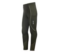 Leggings de equitación HKM infantil leggings de equitación Claire Silicone Full Seat - Grey Green / EU98-104/age 2-4