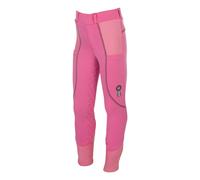 Leggings de equitación HKM infantil leggings de equitación Claire Silicone Full Seat - Pink / EU146-152/age 9-11