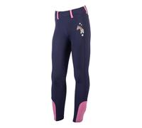 Leggings de equitación HKM infantil leggings de equitación Pony Dream II Full Seat - Deep Blue / EU134-140/age 7-9