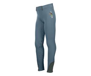 Leggings de equitación HKM infantil leggings de equitación Pony Dream II Full Seat - Smokey Blue / EU134-140/age 7-9
