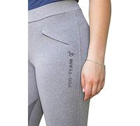 Leggings de equitación Speed- Rodilleras de Silicona 9200, Color Gris Claro 40/42