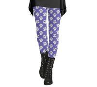 Leggings de Halloween para mujer, talla grande, levantamiento de glúteos, leggings fantasmas altos con control de abdomen, pantalones de compresión suaves como la mantequilla, para llevar con
