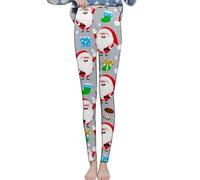 Leggings de invierno para mujer, de terciopelo, cálido, navideño, retro, estampados, para el hogar, gris oscuro, S